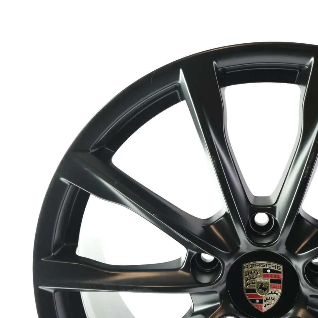 Porsche Cayman Boxster 982 Alloy Wheel Rim Front 19" 8J Gloss Black - SKU 982601025-1 - Part number 982601025