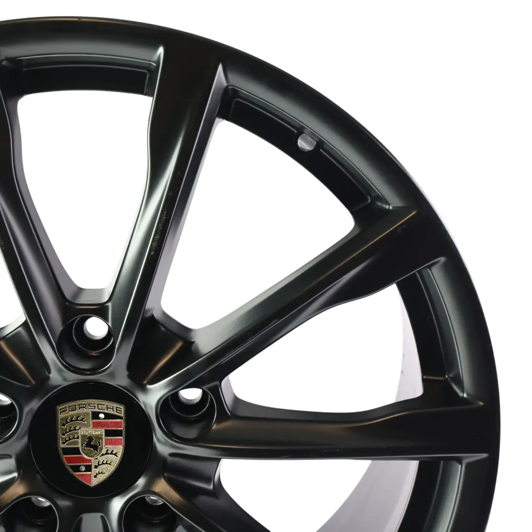 Alloy Wheel Rim Front 19" 8J Gloss Black to Porsche Cayman Boxster 982 with Part number 982601025 Porsche Cayman Boxster 982 Alloy Wheel Rim Front 19" 8J Gloss Black - SKU 982601025-1 - Part number 982601025