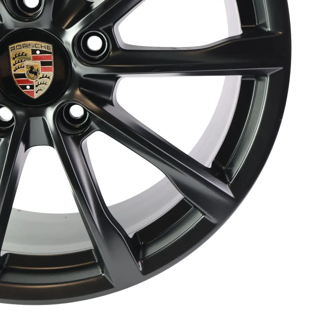Porsche Cayman Boxster 982 Alloy Wheel Rim Front 19" 8J Gloss Black - SKU 982601025-1 - Part number 982601025