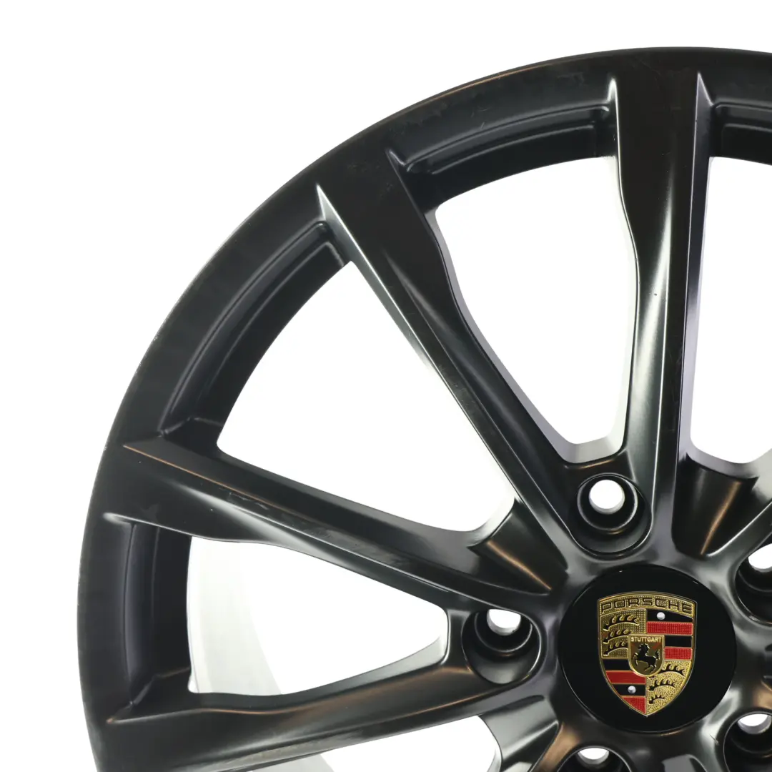 Porsche Cayman Boxster 982 Alloy Wheel Rim Front 19" 8J Gloss Black - SKU 982601025-2 - Part number 982601025