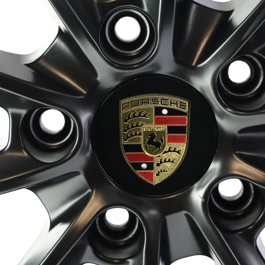 Alloy Wheel Rim Front 19" 8J Gloss Black to Porsche Cayman Boxster 982 with Part number 982601025 Porsche Cayman Boxster 982 Alloy Wheel Rim Front 19" 8J Gloss Black - SKU 982601025-2 - Part number 982601025