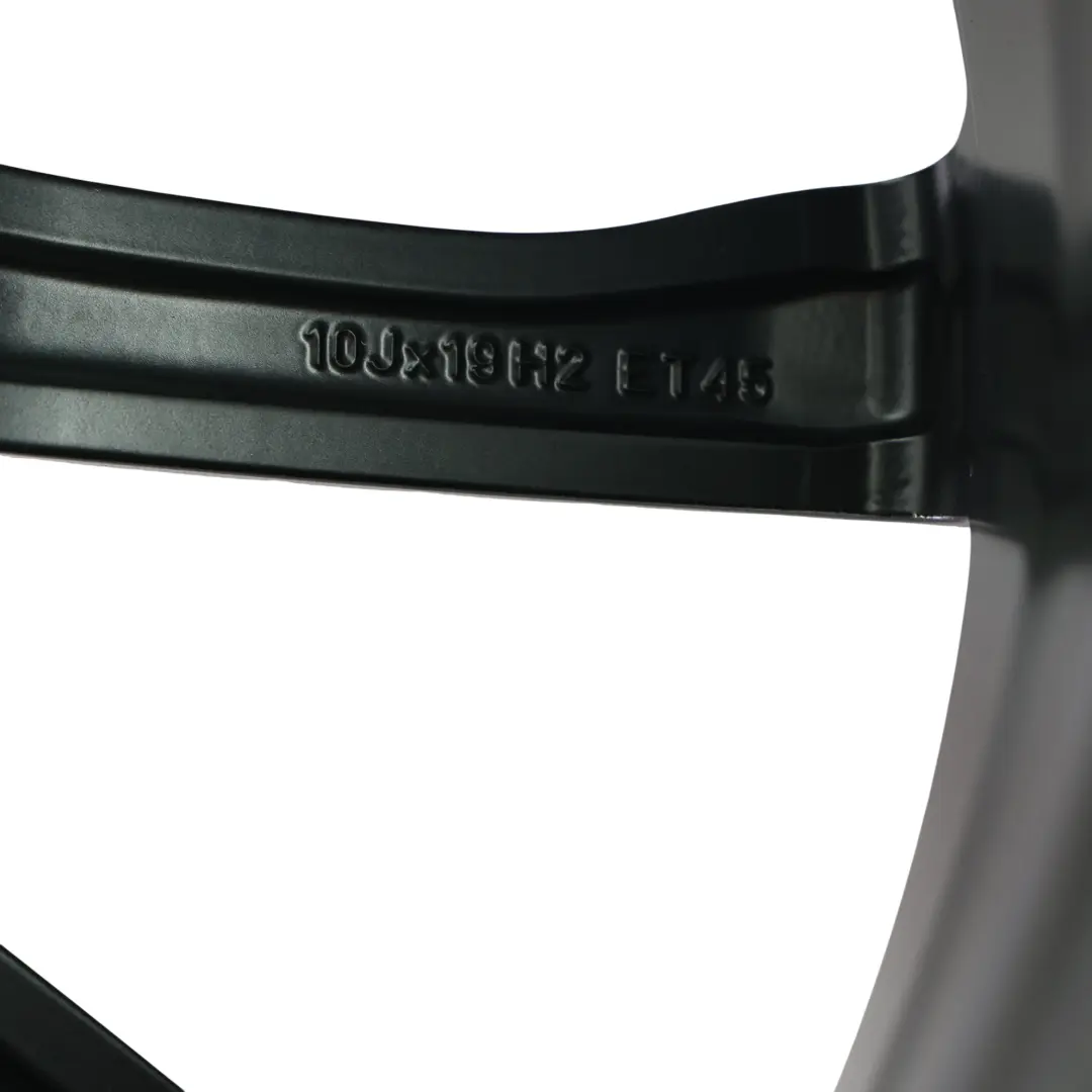 Alloy Wheel Rim Rear 19" 10J Gloss Black to Porsche Cayman Boxster 982 with Part number 982601025A Porsche Cayman Boxster 982 Alloy Wheel Rim Rear 19" 10J Gloss Black - SKU 982601025A-1 - Part number 982601025A