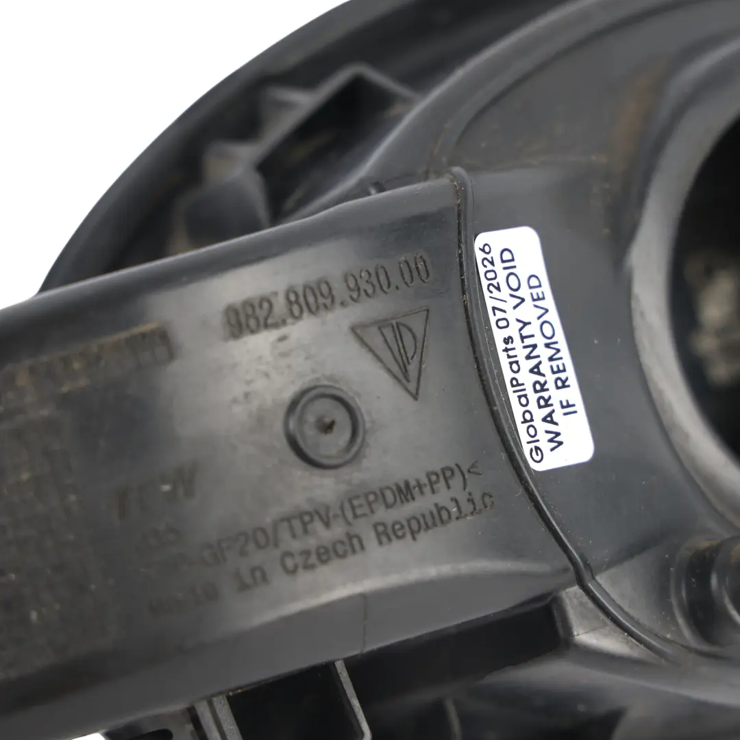 Porsche 718 Boxster 982 Tankdeckel Gehäuse Einsatz Kotflügel - SKU 982809930 - Teilenummer 982809930
