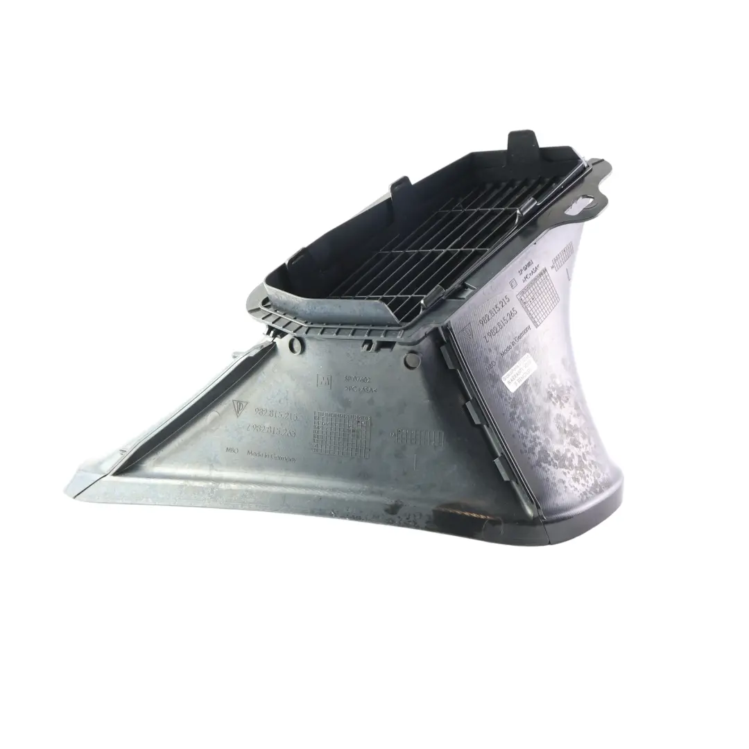 Porsche Boxster Cayman 982 Side Air Intake Grille Guide Left N/S - SKU 982815265B - Part number 982815265B