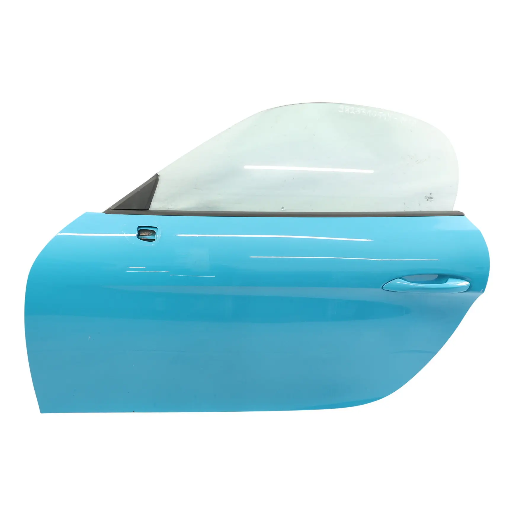 Porsche Boxster Cayman 982 Front Door Left N/S Miami Blue - M5C