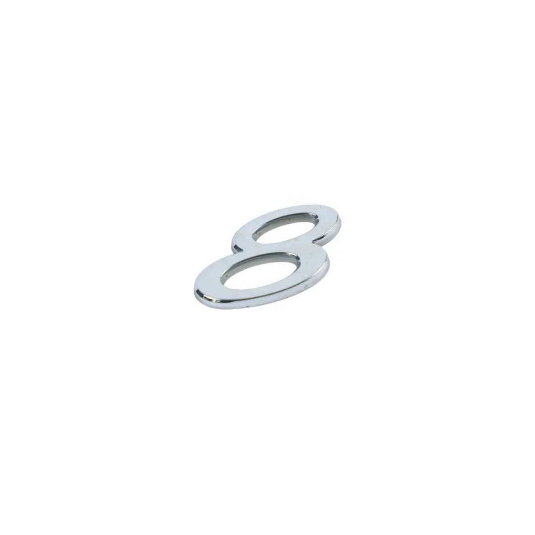 Porsche 718 Boxster 982 Heck Emblem Abzeichen Silber Chrom - SKU 982853675A - Teilenummer 982853675A