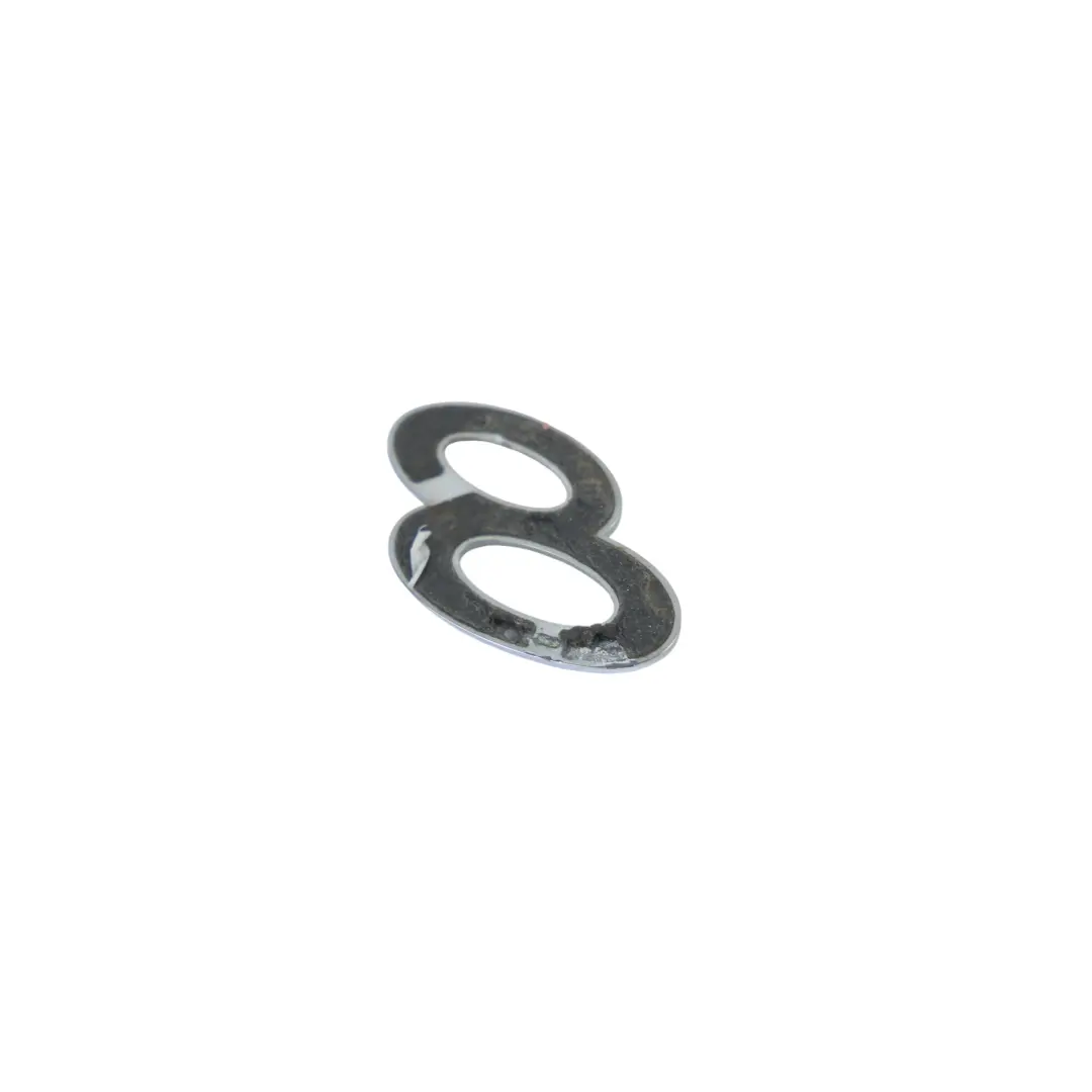 Porsche 718 Boxster 982 Heck Emblem Abzeichen Silber Chrom - SKU 982853675A - Teilenummer 982853675A