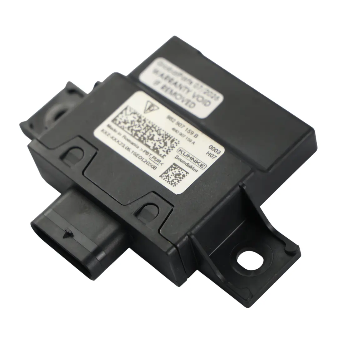 Unidad Control Módulo Emisor Impulsos para Porsche Cayman 718 982 con número de pieza 982907159B Porsche Cayman 718 982 Unidad Control Módulo Emisor Impulsos - SKU 982907159B - Número de pieza 982907159B