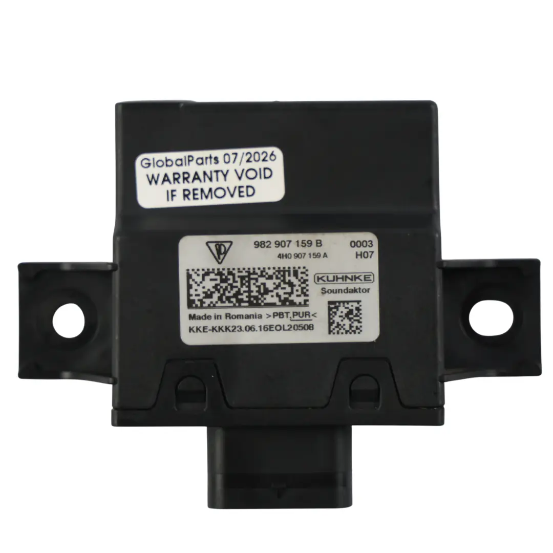Porsche Cayman 718 982 Module Unité Contrôle Émetteur Impulsion - SKU 982907159B - Numéro de pièce 982907159B