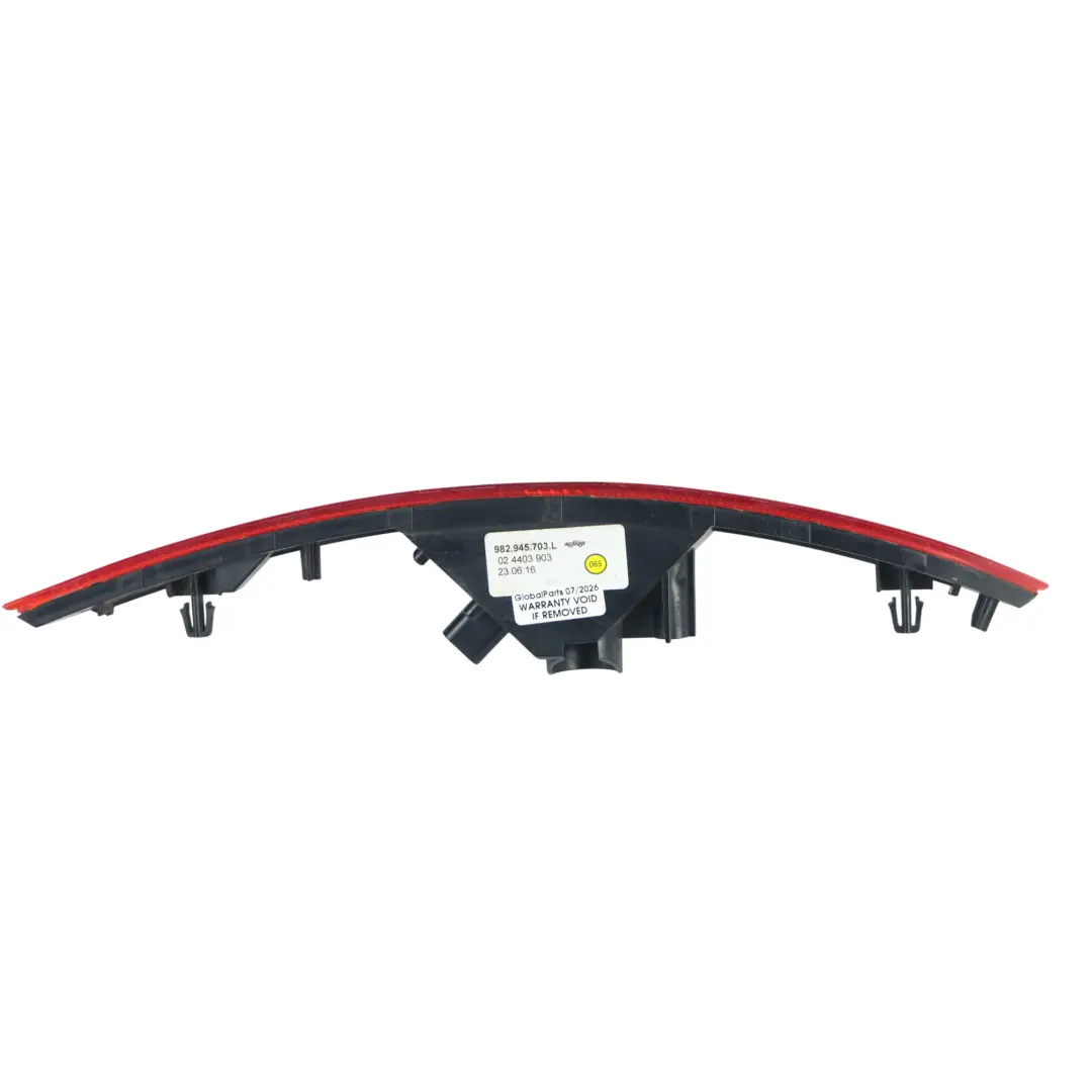 Nebelscheinwerfer Stoßstange Hinten Links für Porsche 718 Boxster 982 mit Teilenummer 982945703L Porsche 718 Boxster 982 Nebelscheinwerfer Stoßstange Hinten Links - SKU 982945703L - Teilenummer 982945703L