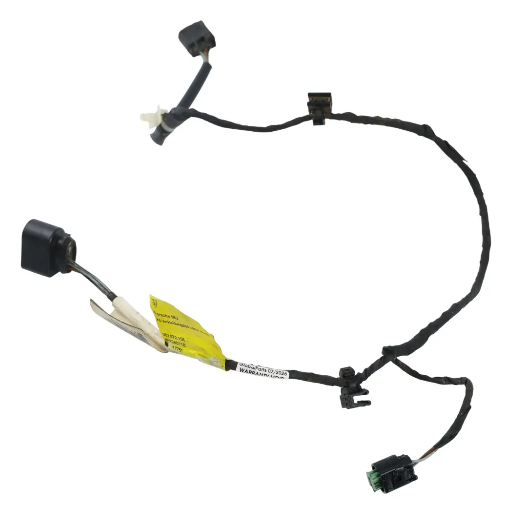 Cablaggio Paraurti Anteriore Destro per Porsche 718 Boxster 982 con numero di parte 982972156B Porsche 718 Boxster 982 Cablaggio Paraurti Anteriore Destro - SKU 982972156B - Numero di parte 982972156B