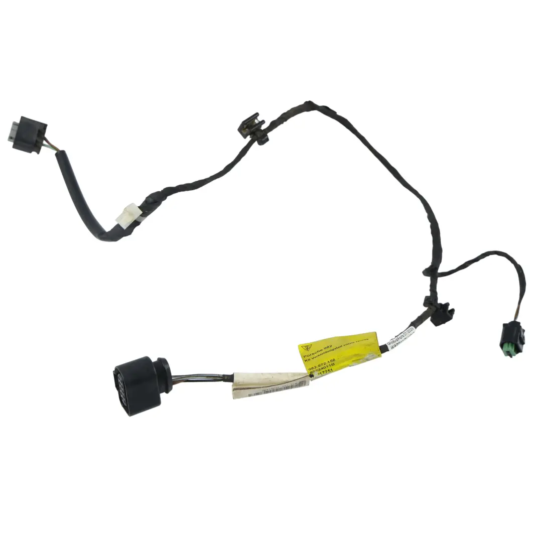 Cablaggio Paraurti Anteriore Destro per Porsche 718 Boxster 982 con numero di parte 982972156B Porsche 718 Boxster 982 Cablaggio Paraurti Anteriore Destro - SKU 982972156B - Numero di parte 982972156B
