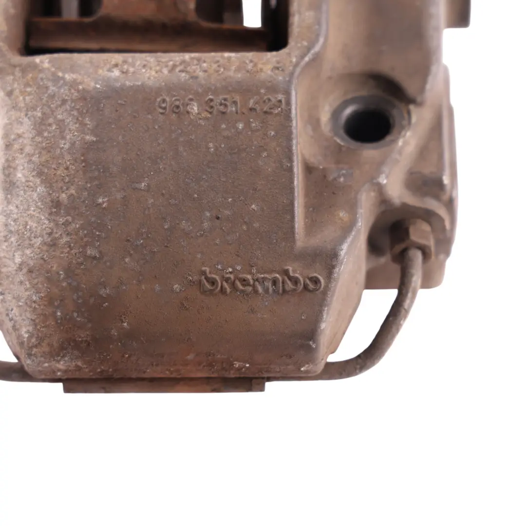 987C Front Brake Caliper Housing Left N/S 2.7 Petrol to Porsche Cayman with Part number 98635142103 Porsche Cayman 987C Front Brake Caliper Housing Left N/S 2.7 Petrol - SKU 98635142103-3 - Part number 98635142103