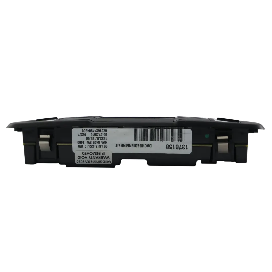Luce Plafoniera Interna Console Nero per Porsche 718 Boxster 982 con numero di parte 99161342210 Porsche 718 Boxster 982 Luce Plafoniera Interna Console Nero - SKU 99161342210 - Numero di parte 99161342210