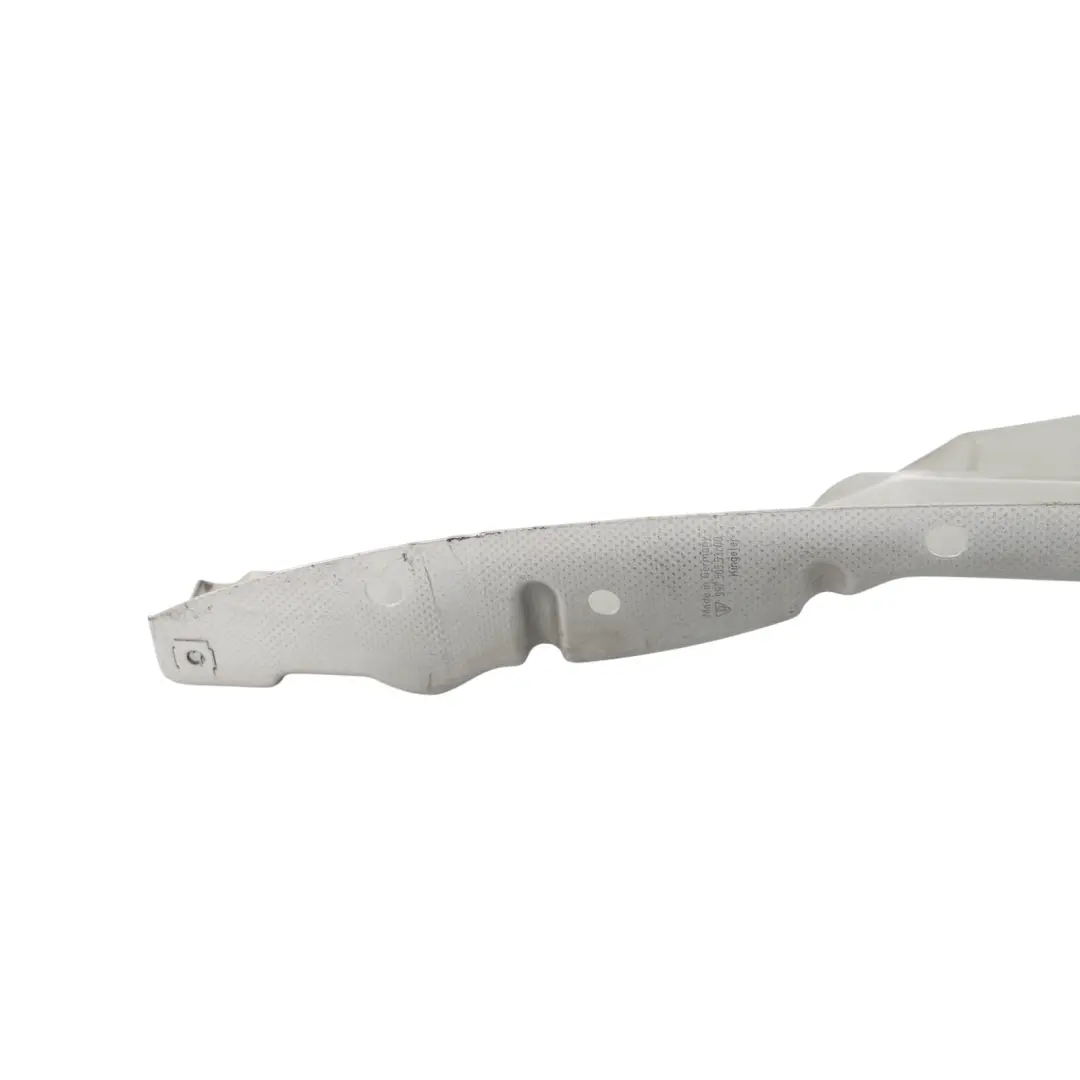 Porsche Cayman 987 Front Bumper Mount Bracket Support Center Arctic Silver - 92T - SKU 99750553100-ARS - Part number 99750553100