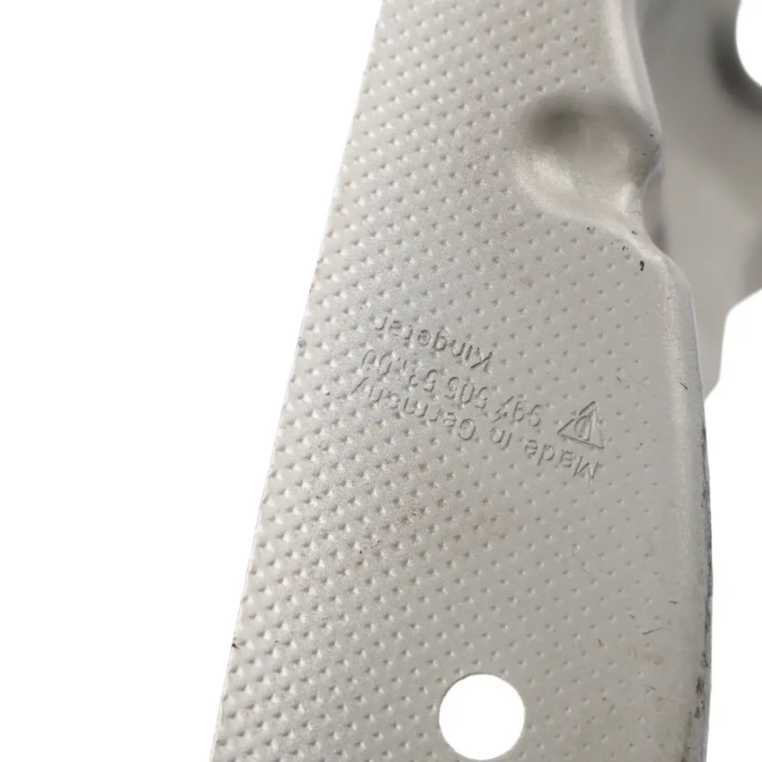 Porsche Cayman 987 Front Bumper Mount Bracket Support Center Arctic Silver - 92T - SKU 99750553100-ARS - Part number 99750553100