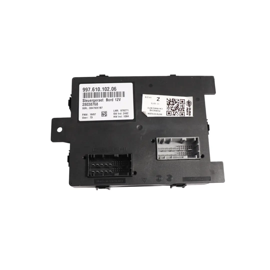 Porsche 911 997 Boxster Cayman 987 Body Control Module ECU - SKU 99761010206 - Part number 99761010206