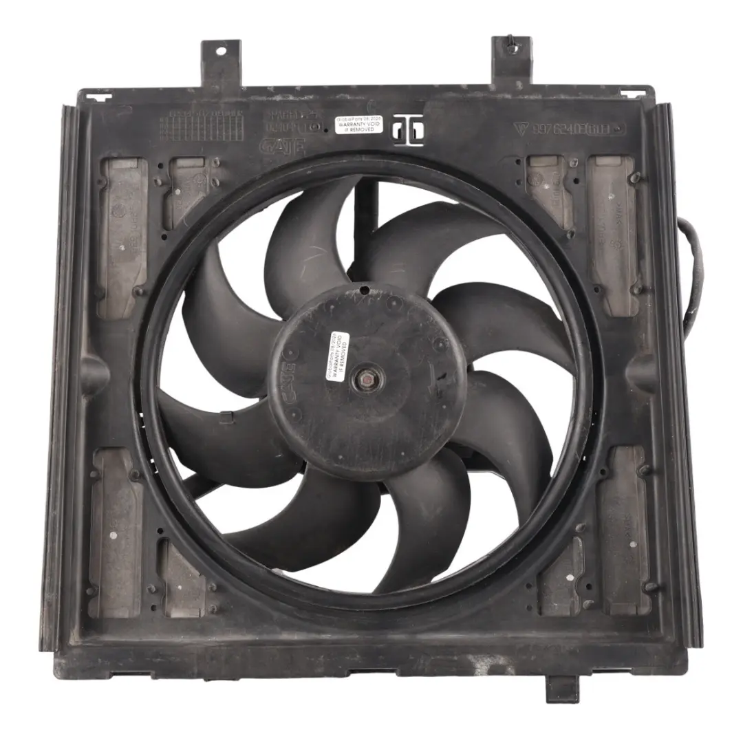 987c Engine Cooling Radiator Fan Shroud to Porsche Cayman with Part number 99762403603 Porsche Cayman 987c Engine Cooling Radiator Fan Shroud - SKU 99762403603 - Part number 99762403603