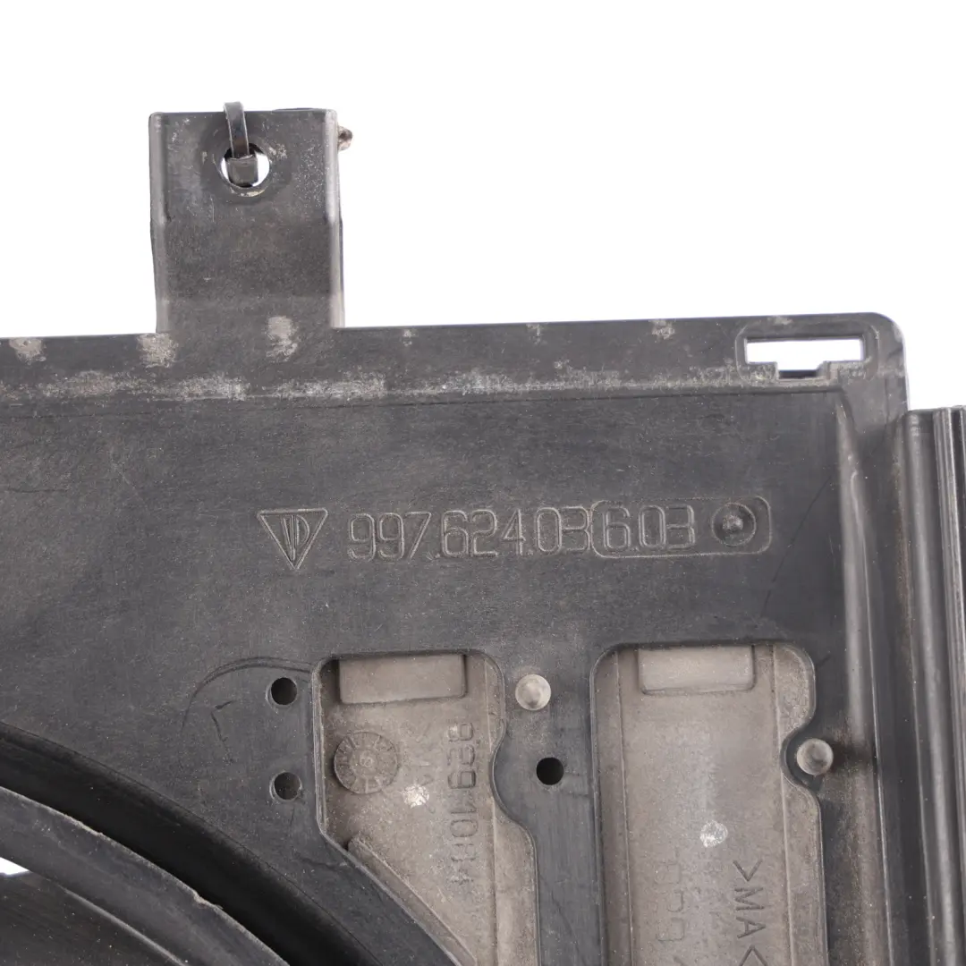 987c Engine Cooling Radiator Fan Shroud to Porsche Cayman with Part number 99762403603 Porsche Cayman 987c Engine Cooling Radiator Fan Shroud - SKU 99762403603 - Part number 99762403603
