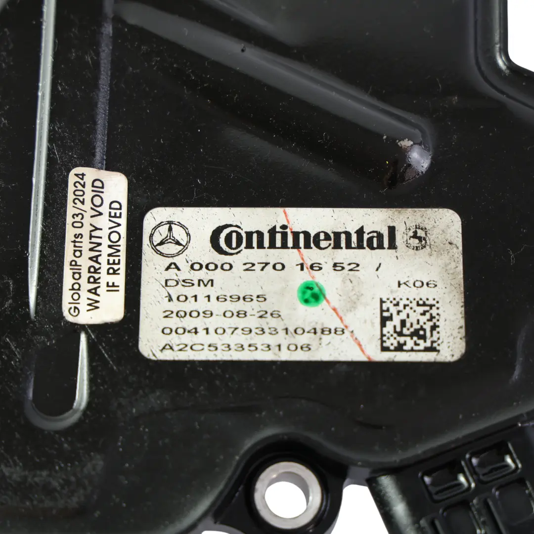 Mercedes W204 C207 A207 Yaw Rate Rotation Acceleration Sensor Module - SKU A0002701652 - Part number A0002701652