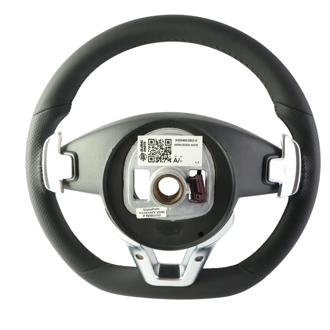 Mercedes W205 C253 Volante Nero Pelle Multifunzione NOVITÀ Cambio Paddle NUOVO - SKU A0004603803-5 - Numero di parte A0004603803