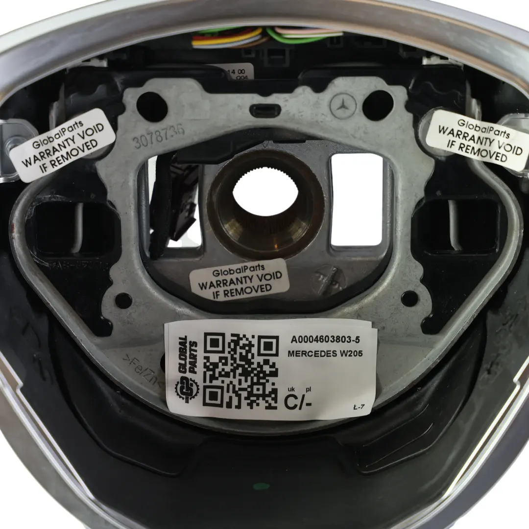 Mercedes W205 C253 Volante Nero Pelle Multifunzione NOVITÀ Cambio Paddle NUOVO - SKU A0004603803-5 - Numero di parte A0004603803