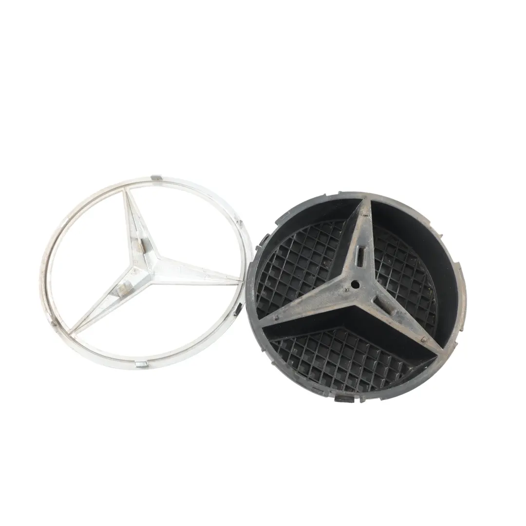 Front Hood Logo Emblem Badge Chrome to Mercedes W176 W204 W205 with Part number A0008880060 Mercedes W176 W204 W205 Front Hood Logo Emblem Badge Chrome - SKU A0008880060-3 - Part number A0008880060