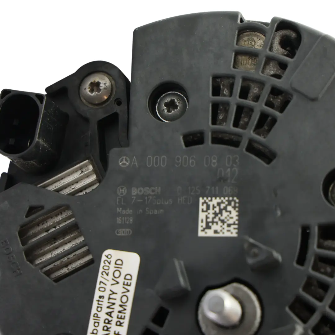Alternator Mercedes W176 C117 X156 X117 Petrol Engine Generator to with Part number A0009060803 Alternator Mercedes W176 C117 X156 X117 Petrol Engine Generator - SKU A0009060803 - Part number A0009060803