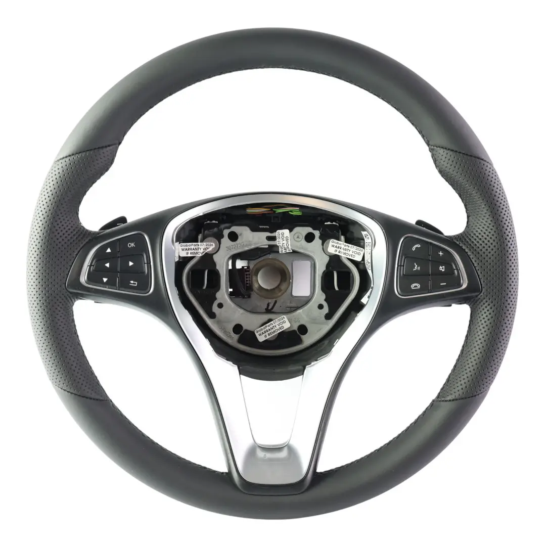 Mercedes C117 W156 W176 W242 W246 Lenkrad NEU Schwarz Leder Schaltwippen - SKU A0014609103-2 - Teilenummer A0014609103