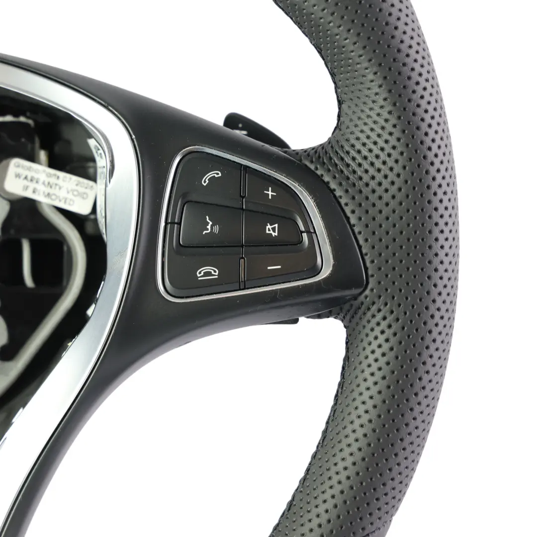 Mercedes C117 W156 W176 W242 W246 Volante Negro Cuero Levas Cambio NUEVO - SKU A0014609103-2 - Número de pieza A0014609103