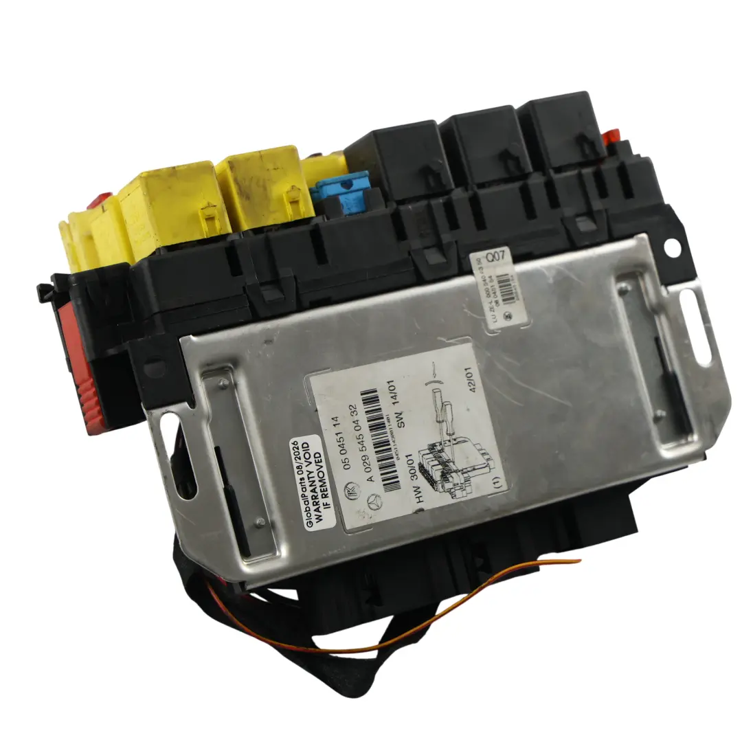 W215 W220 Front SAM Fuse Box Control Module Left N/S to Mercedes CL with Part number A0295450432 Mercedes CL W215 W220 Front SAM Fuse Box Control Module Left N/S - SKU A0295450432 - Part number A0295450432