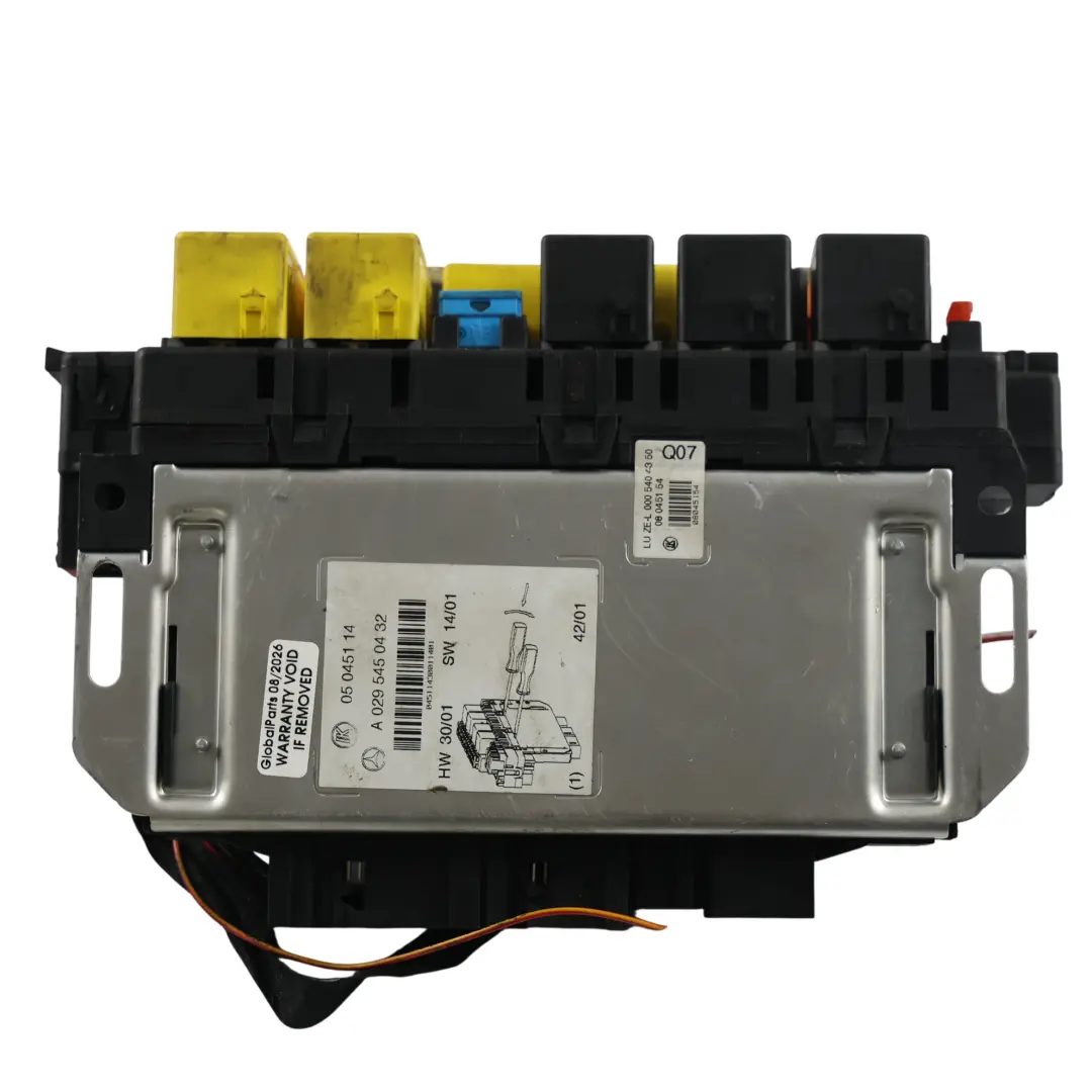 W215 W220 Front SAM Fuse Box Control Module Left N/S to Mercedes CL with Part number A0295450432 Mercedes CL W215 W220 Front SAM Fuse Box Control Module Left N/S - SKU A0295450432 - Part number A0295450432