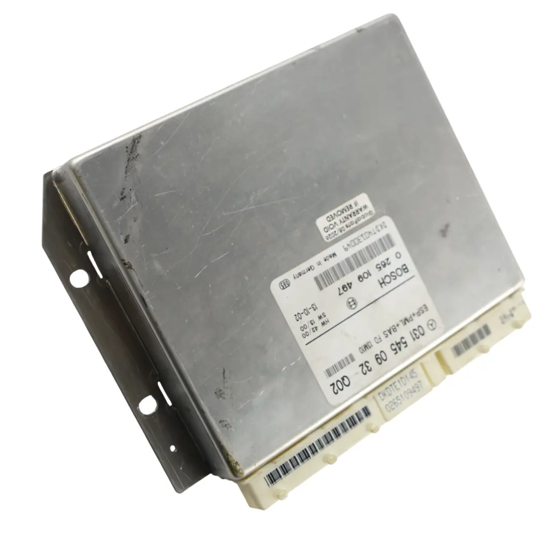 ESP Electronic Stability Control Unit Module to Mercedes C215 W220 with Part number A0315450932 Mercedes C215 W220 ESP Electronic Stability Control Unit Module - SKU A0315450932 - Part number A0315450932