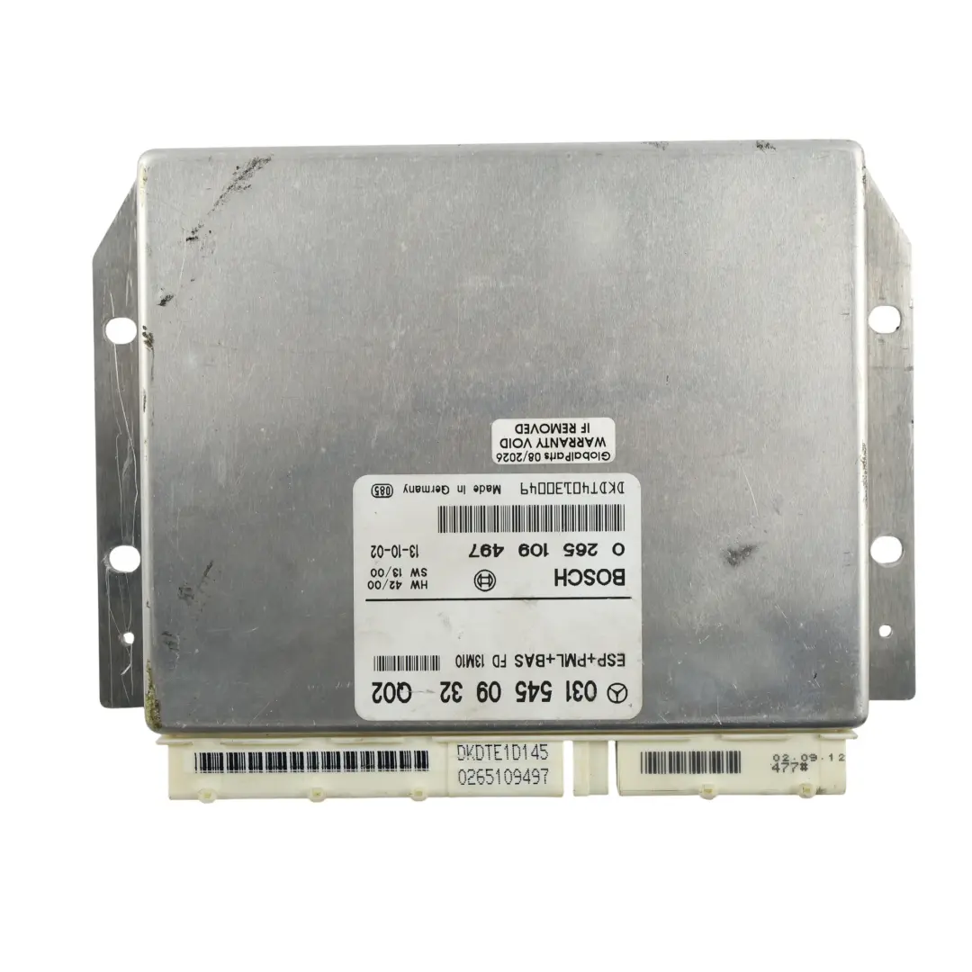Mercedes C215 W220 ESP Electronic Stability Control Unit Module - SKU A0315450932 - Part number A0315450932