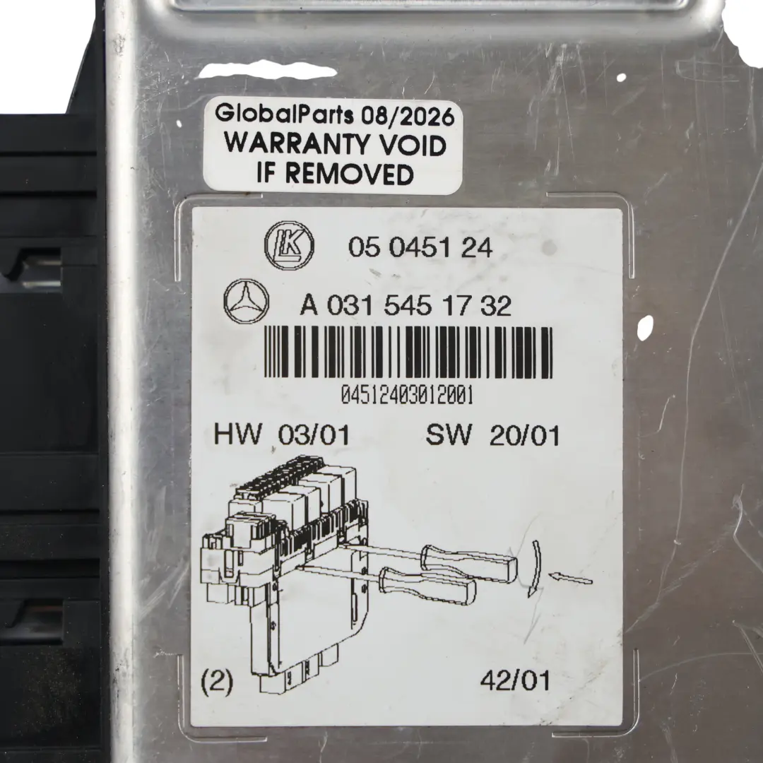 Mercedes CL W215 W220 Body Control Module SAM Unit Right O/S - SKU A0315451732 - Part number A0315451732