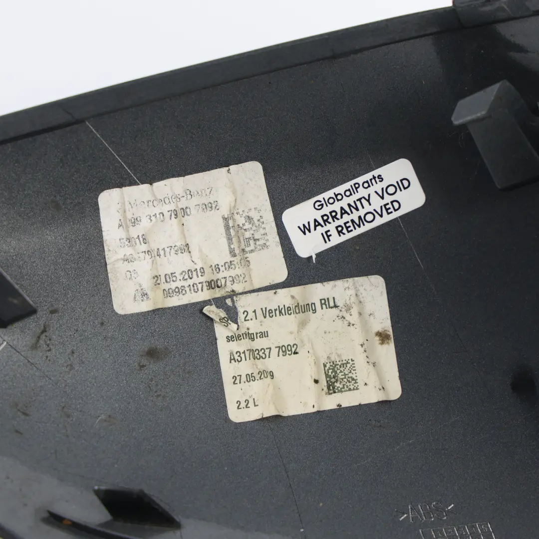 Mercedes W205 Wing Mirror Cap Cover Door Left N/S Housing Selenite Grey - 992 - SKU RHD-A0998115100-SEL - Part number A0998115100