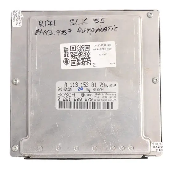 Mercedes R171 SLK 55 AMG M113.989 360HP Engine ECU Module A1131538179 Automatic
