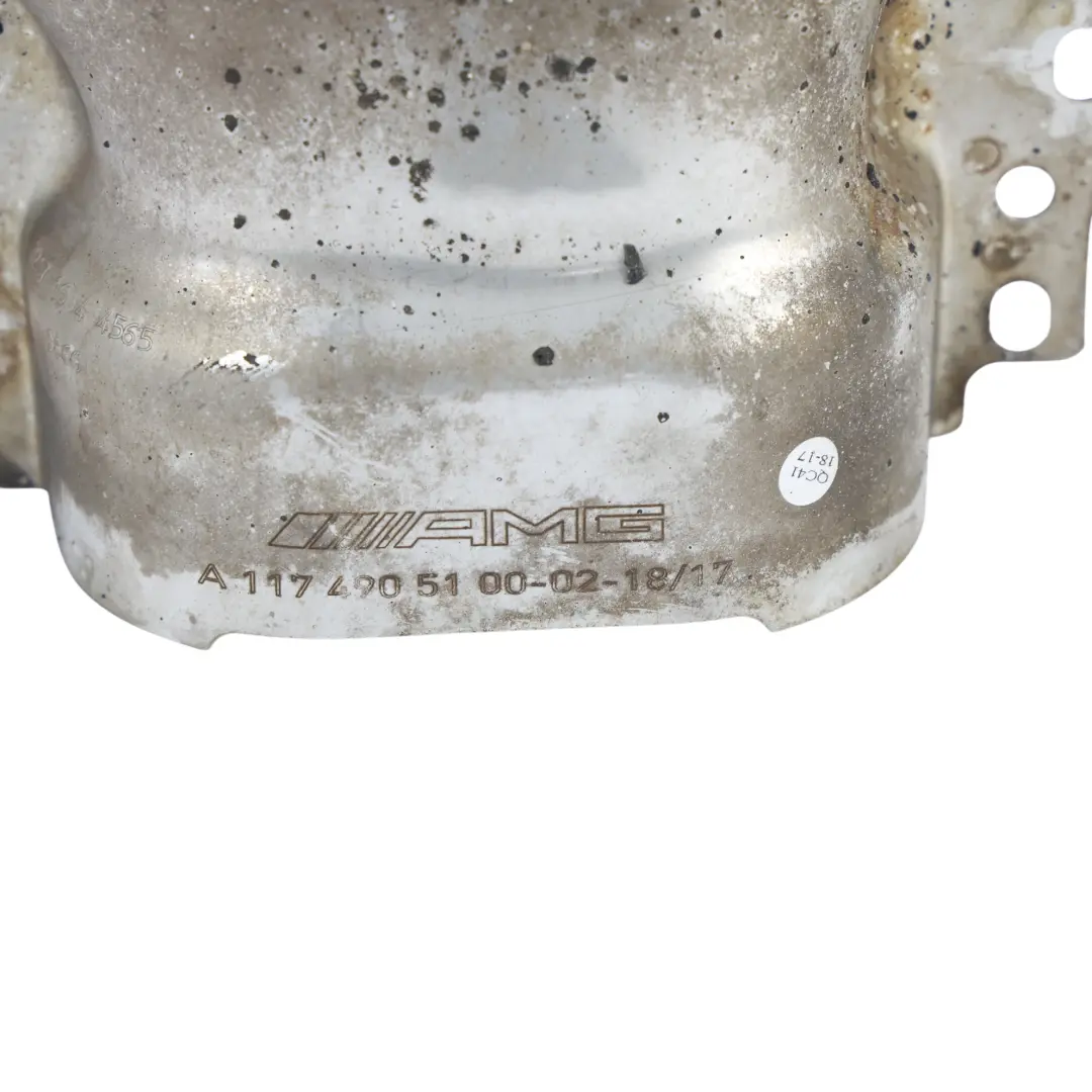 Mercedes C117 AMG Rear Bumper Exhaust Pipe Tip Panel Left N/S - SKU A1174905100 - Part number A1174905100