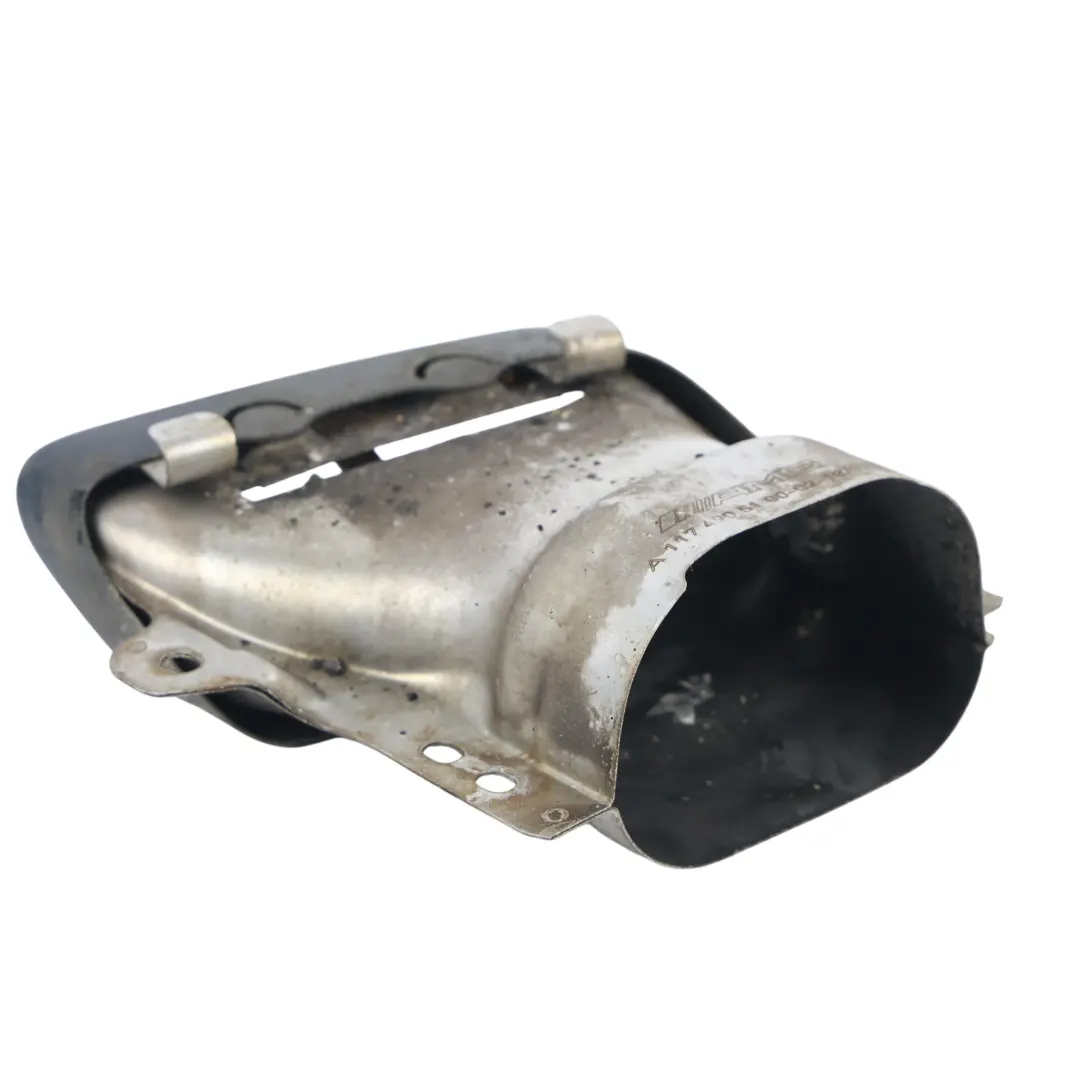 Mercedes C117 AMG Rear Bumper Exhaust Pipe Tip Panel Left N/S - SKU A1174905100 - Part number A1174905100