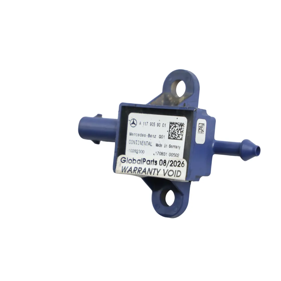 Front Bumper Pedestrian Crash Impact Sensor Unit to Mercedes C117 with Part number A1179059001 Mercedes C117 Front Bumper Pedestrian Crash Impact Sensor Unit - SKU A1179059001 - Part number A1179059001
