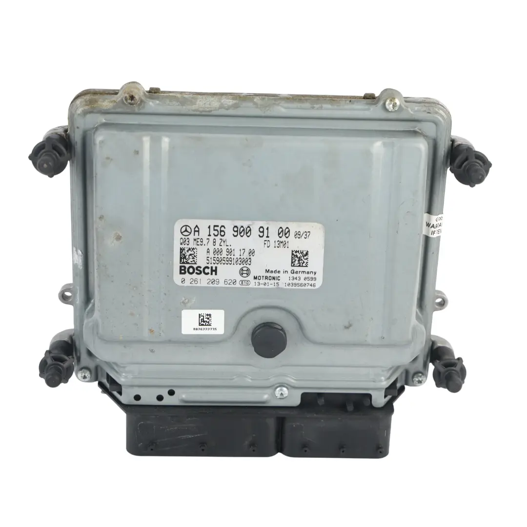 Mercedes W204 C63 AMG 457HP 156985 Sterownik Silnika ECU Zestaw - SKU A1569009100-1 - Numer Części A1569009100