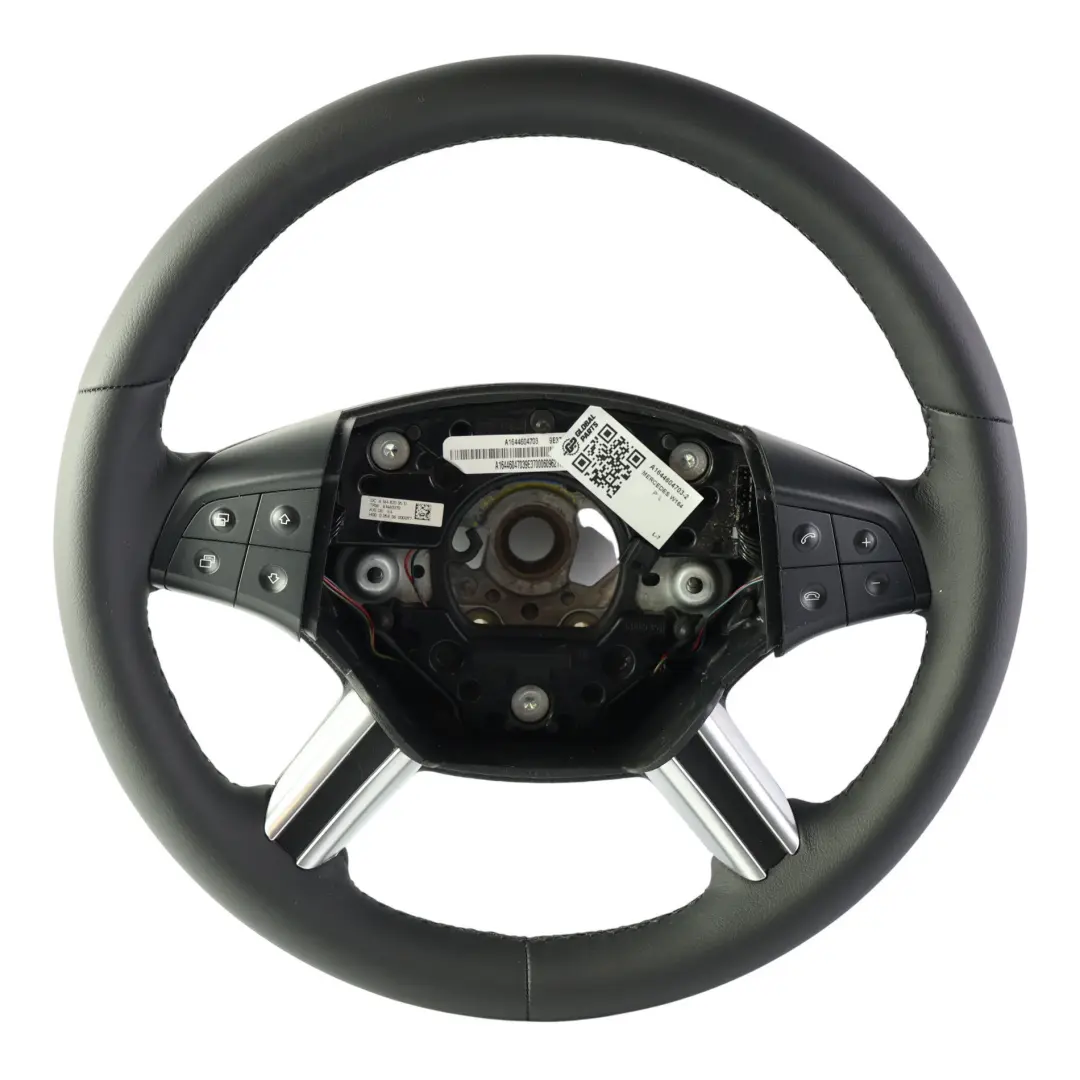Mercedes ML W164 NUEVO Volante de Cuero Negro Multifunción - SKU A1644604703-2 - Número de pieza A1644604703
