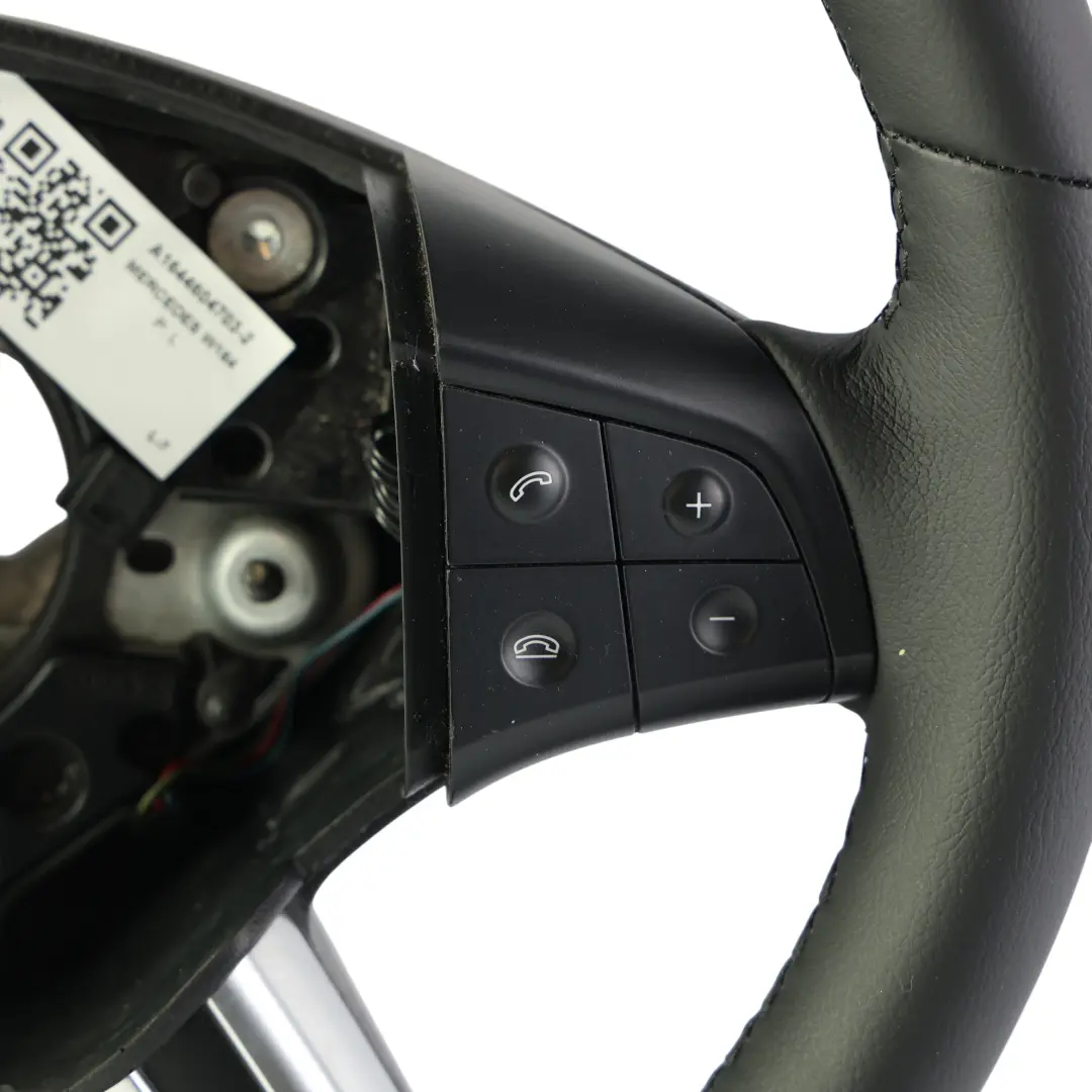 NUEVO Volante de Cuero Negro Multifunción para Mercedes ML W164 con número de pieza A1644604703 Mercedes ML W164 NUEVO Volante de Cuero Negro Multifunción - SKU A1644604703-2 - Número de pieza A1644604703