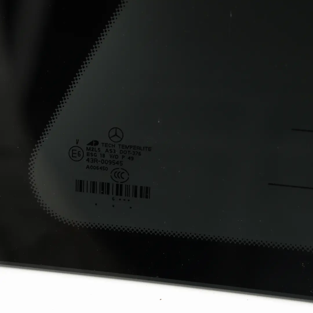 Mercedes X164 Rear Door Window Glass Glazing Right O/S AS3 - SKU A1646703050 - Part number A1646703050