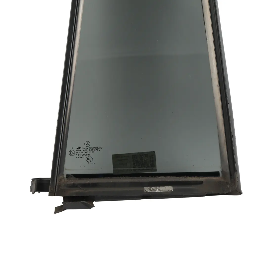 Mercedes X164 Rear Door Quarter Window Glass Glazing Left N/S AS3 - SKU A1647301355 - Part number A1647301355