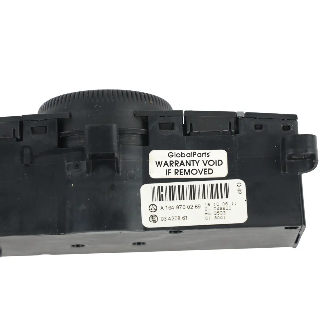 Heater Climate Control Panel Switch to Mercedes GL X164 R W251 Rear with Part number A1648700289 Mercedes GL X164 R W251 Rear Heater Climate Control Panel Switch - SKU A1648700289 - Part number A1648700289