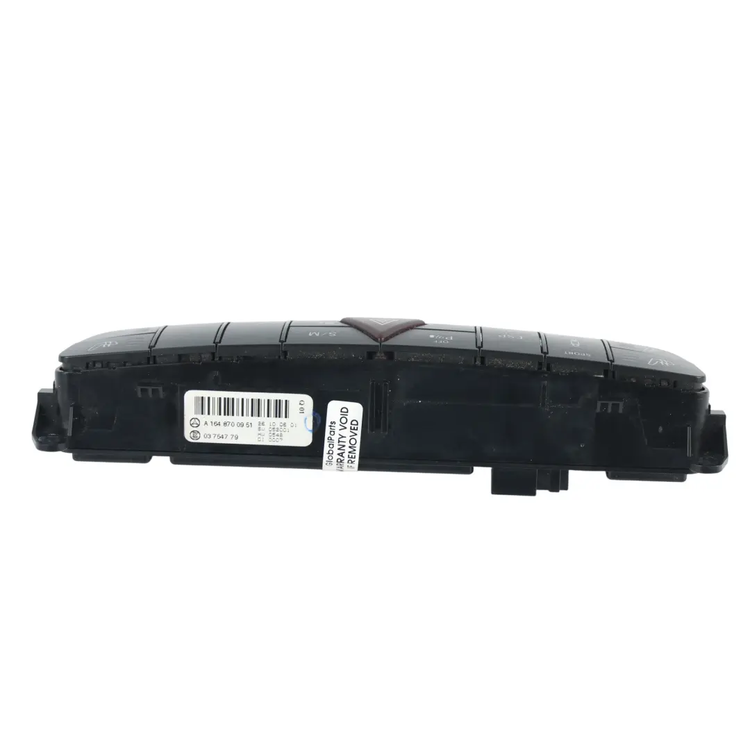 Mercedes GL Instrument Panel Switch Panel Seats PDC Suspension - SKU A1648700951 - Part number A1648700951