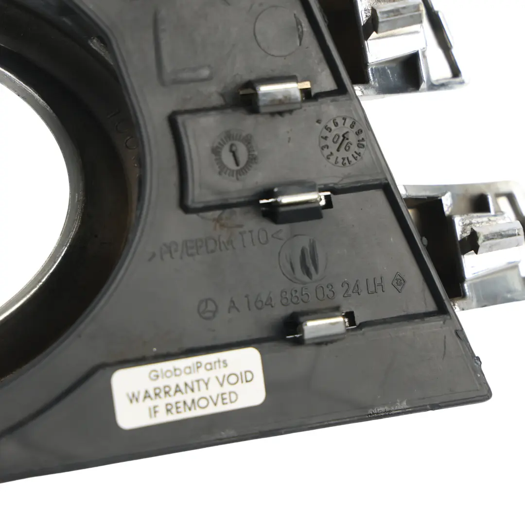 Cadre Cache Antibrouillard Pare-Chocs Avant Gauche pour Mercedes GL X164 à propos du numéro de pièce A1648850324 Mercedes GL X164 Cadre Cache Antibrouillard Pare-Chocs Avant Gauche - SKU A1648850324 - Numéro de pièce A1648850324