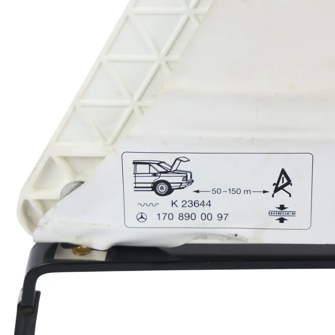 Warndreieck für Mercedes SLK R170 mit Teilenummer A1708900097 Mercedes SLK R170 Warndreieck - SKU A1708900097 - Teilenummer A1708900097