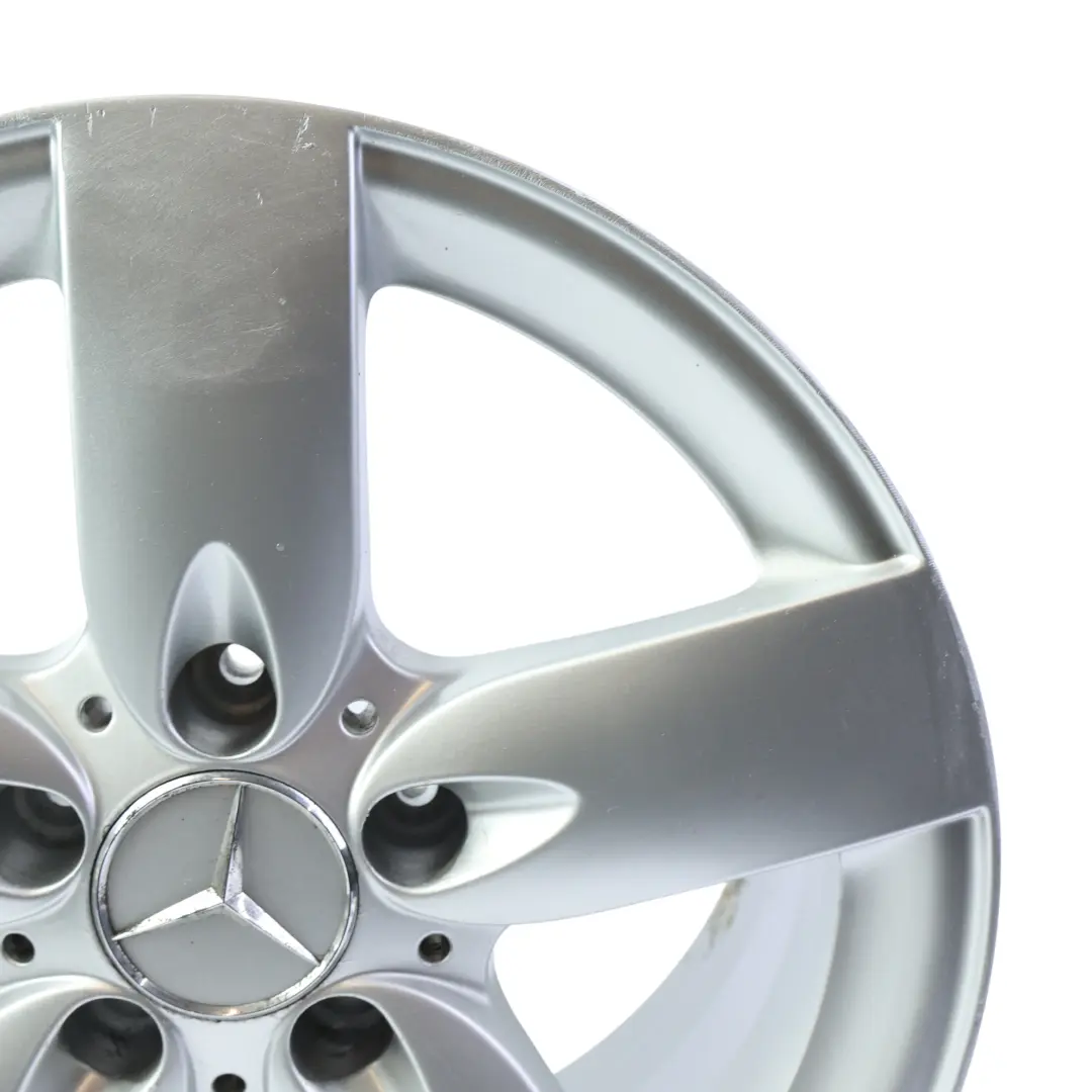 Mercedes SLK R171 Srebrna Felga Aluminiowa Tylna 16" 8J ET:30 - SKU A1714010202-1 - Numer Części A1714010202